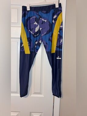 Adidas Blue Stella McCartney Logo Athletic Top